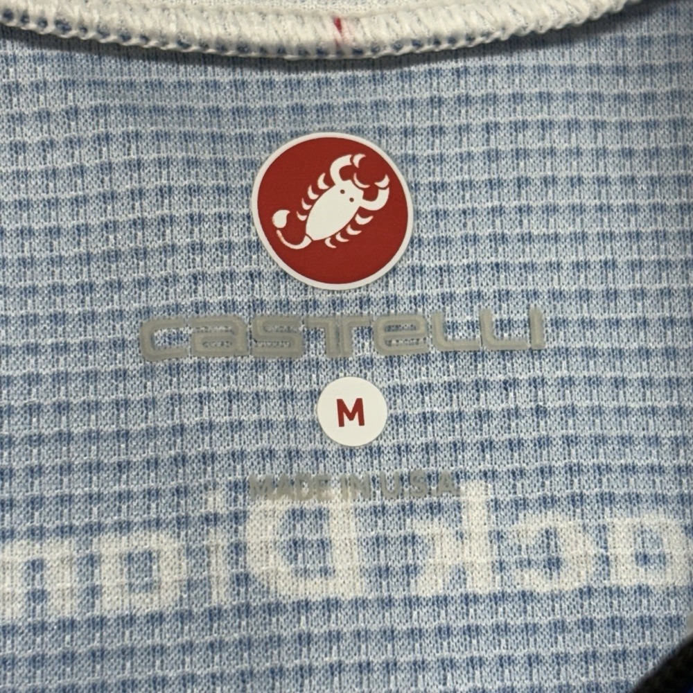 Castelli Hagens Berman Cycling Jersey Men M Full Zip Road Bike Gravitec Systems - Picture 3 of 12